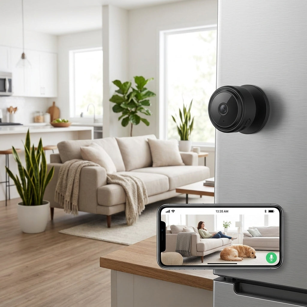 Mini Telecamera Wireless Magnetica 1080P Audio Video in Diretta | Carmelina