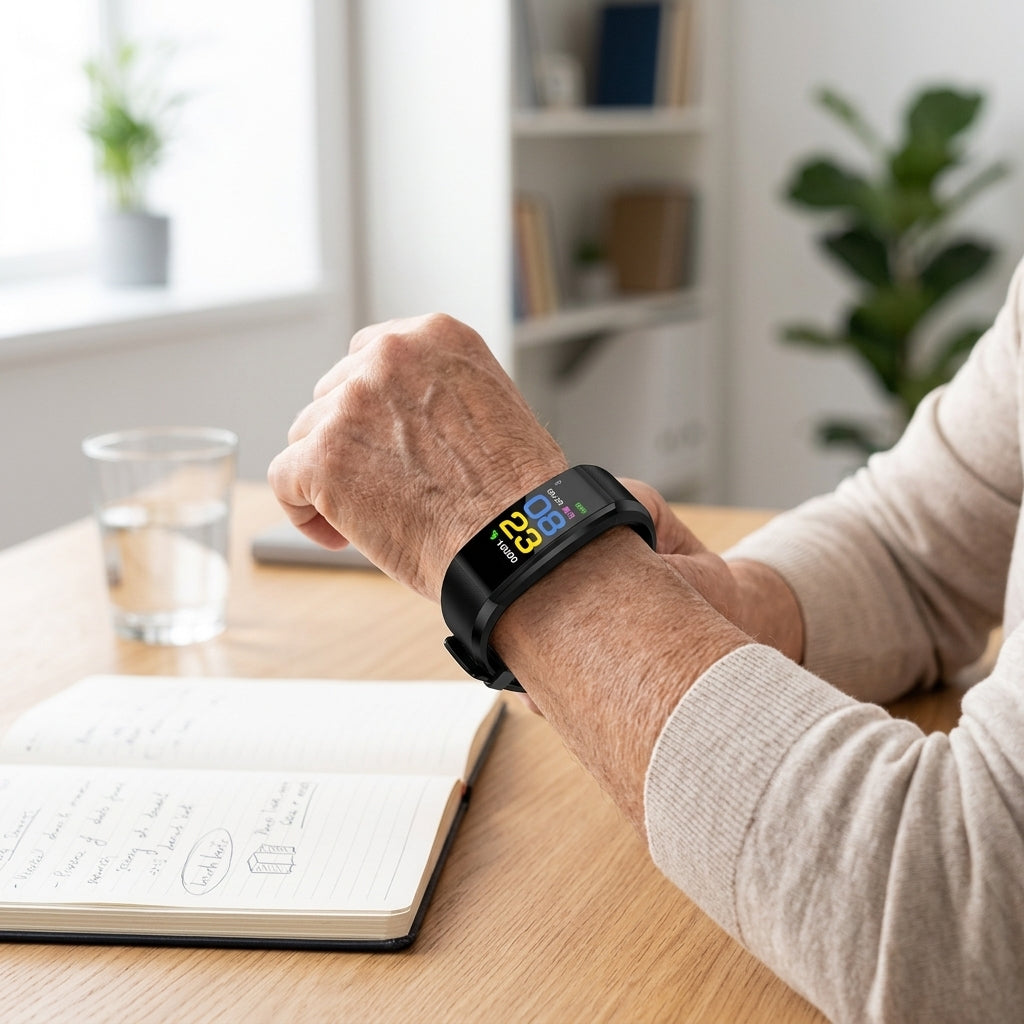 Smartwatch per Anziani Monitoraggio Salute Fitness Facile da Usare | Carbellina