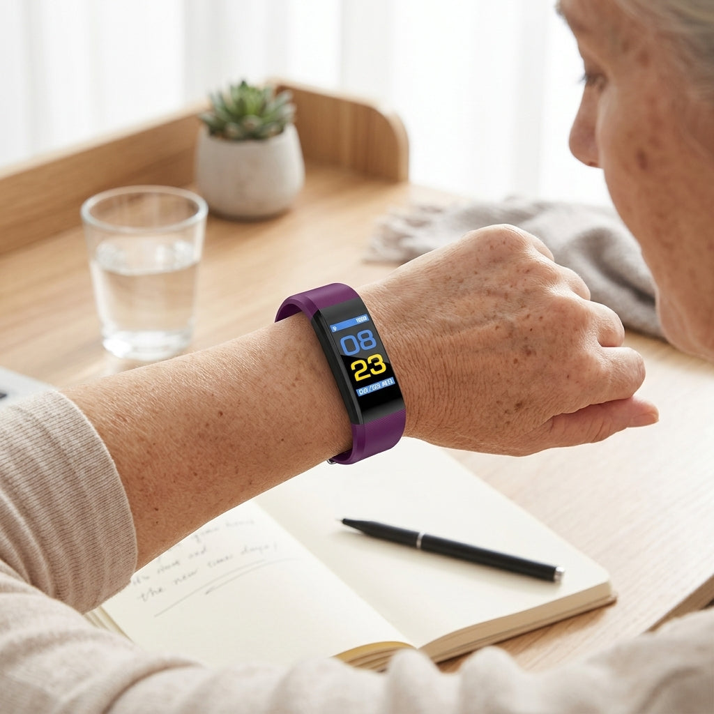 Smartwatch per Anziani Monitoraggio Salute Fitness Facile da Usare | Carbellina