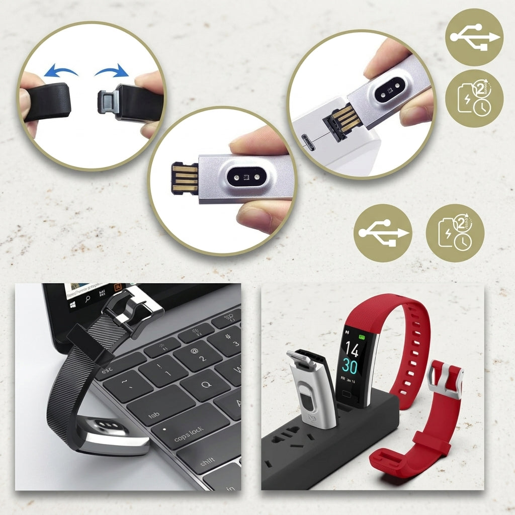 Smartwatch per Anziani Monitoraggio Salute Fitness Facile da Usare | Carbellina