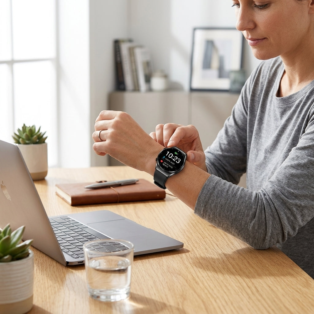 Smartwatch Salute Con Glicemia Pressione One Click E Monitoraggio ECG EKG HRV | Ceravento