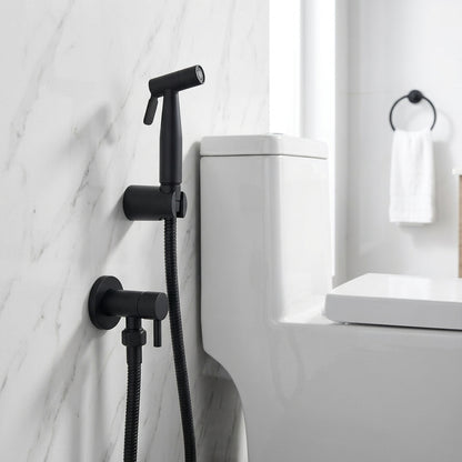 Doccetta Bidet In Acciaio Inossidabile Con Spruzzo Regolabile E Supporto A Parete | Cerabella