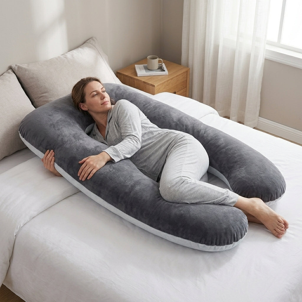 Cuscino Ergonomico Per Tutto Il Corpo Per Chi Dorme Sul Fianco Con Imbottitura Morbida | Cerafiore