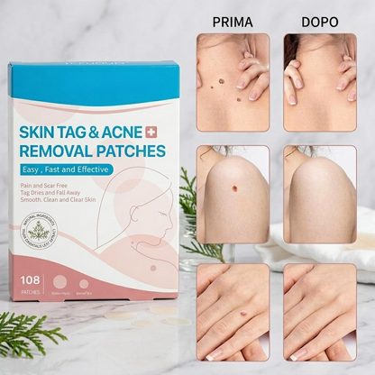 Cerotti Per La Pelle Naturali Per Nei E Verruche Con Design Trasparente | Chiarabella