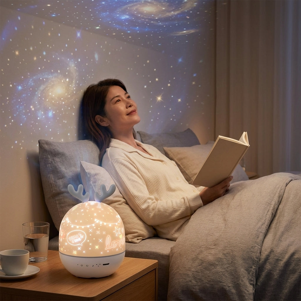 Proiettore Cielo Stellato Magico con Musica Rilassante e Telecomando | Divabella