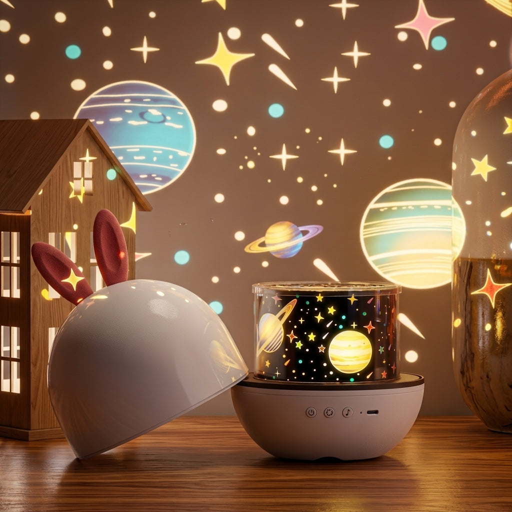 Proiettore Cielo Stellato Magico con Musica Rilassante e Telecomando | Divabella