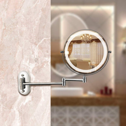 Specchio Ingranditore LED Ricaricabile per Trucco e Bagno | Tatrelux
