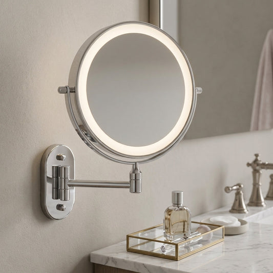 Specchio Ingranditore LED Ricaricabile per Trucco e Bagno | Tatrelux