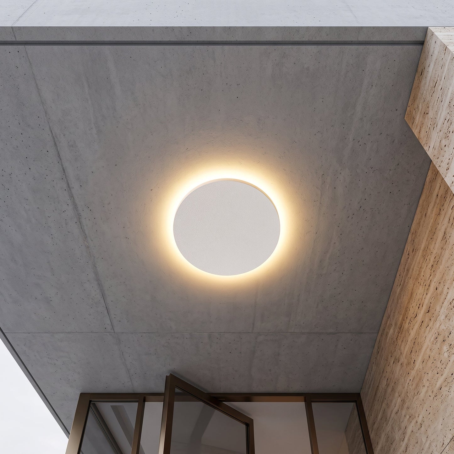 Lampada da Parete LED Moderna Rotonda e Quadrata per Esterni | Tervalix