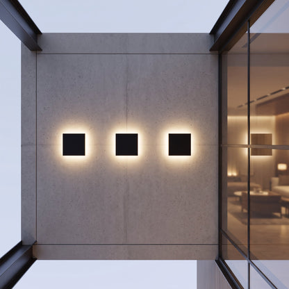 Lampada da Parete LED Moderna Rotonda e Quadrata per Esterni | Tervalix
