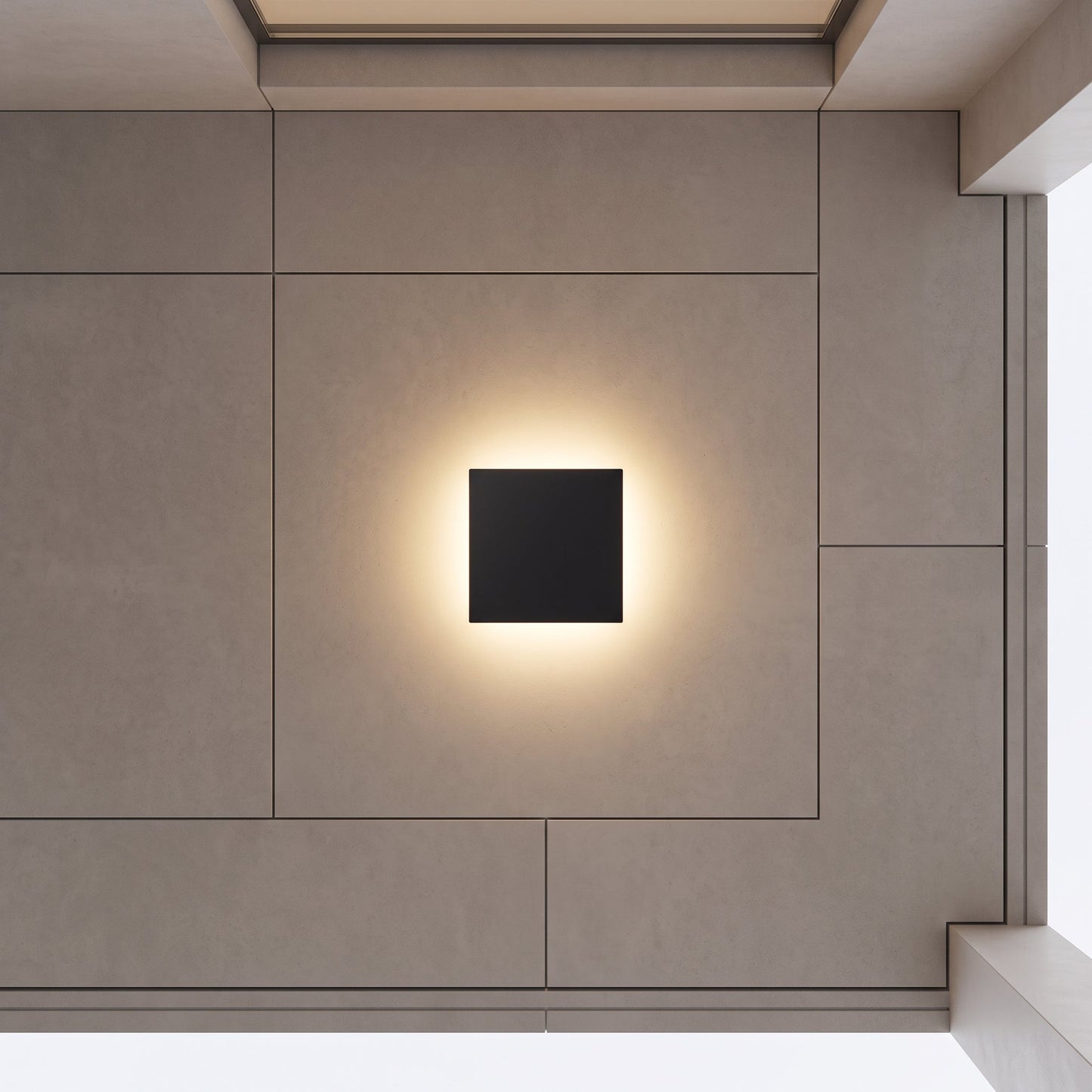Lampada da Parete LED Moderna Rotonda e Quadrata per Esterni | Tervalix