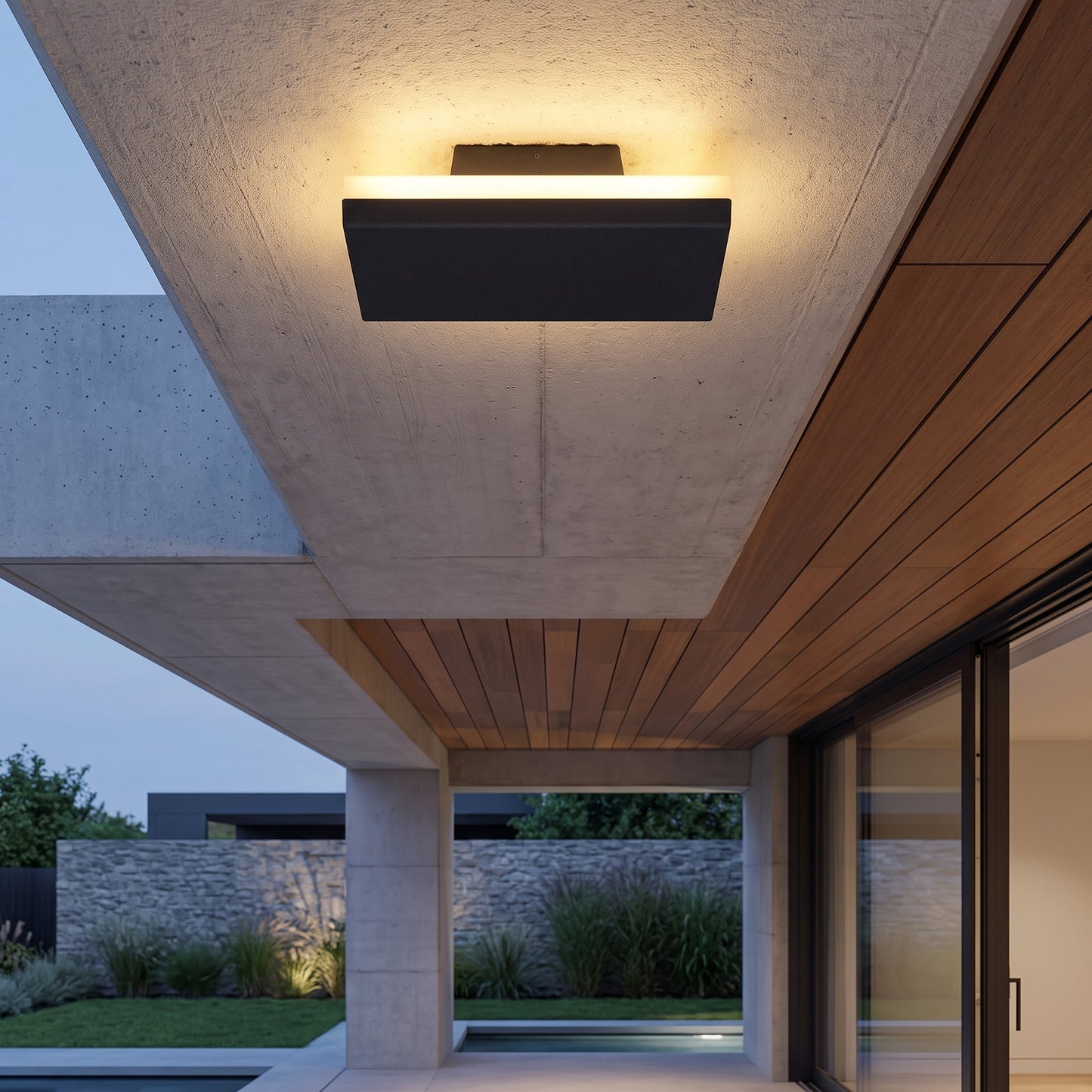Lampada da Parete LED Moderna Rotonda e Quadrata per Esterni | Tervalix