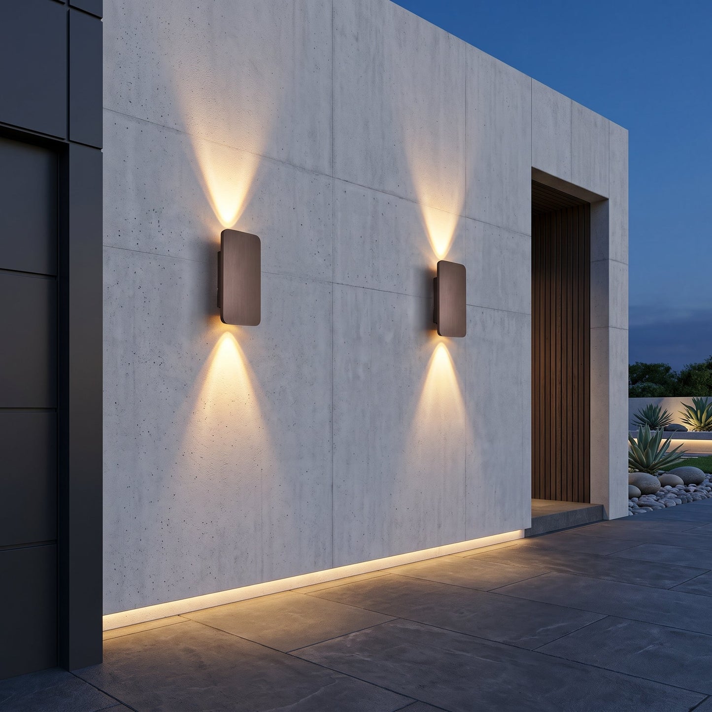 Lampada da Parete LED Rettangolare Moderna per Interni Eleganti | Kerviont