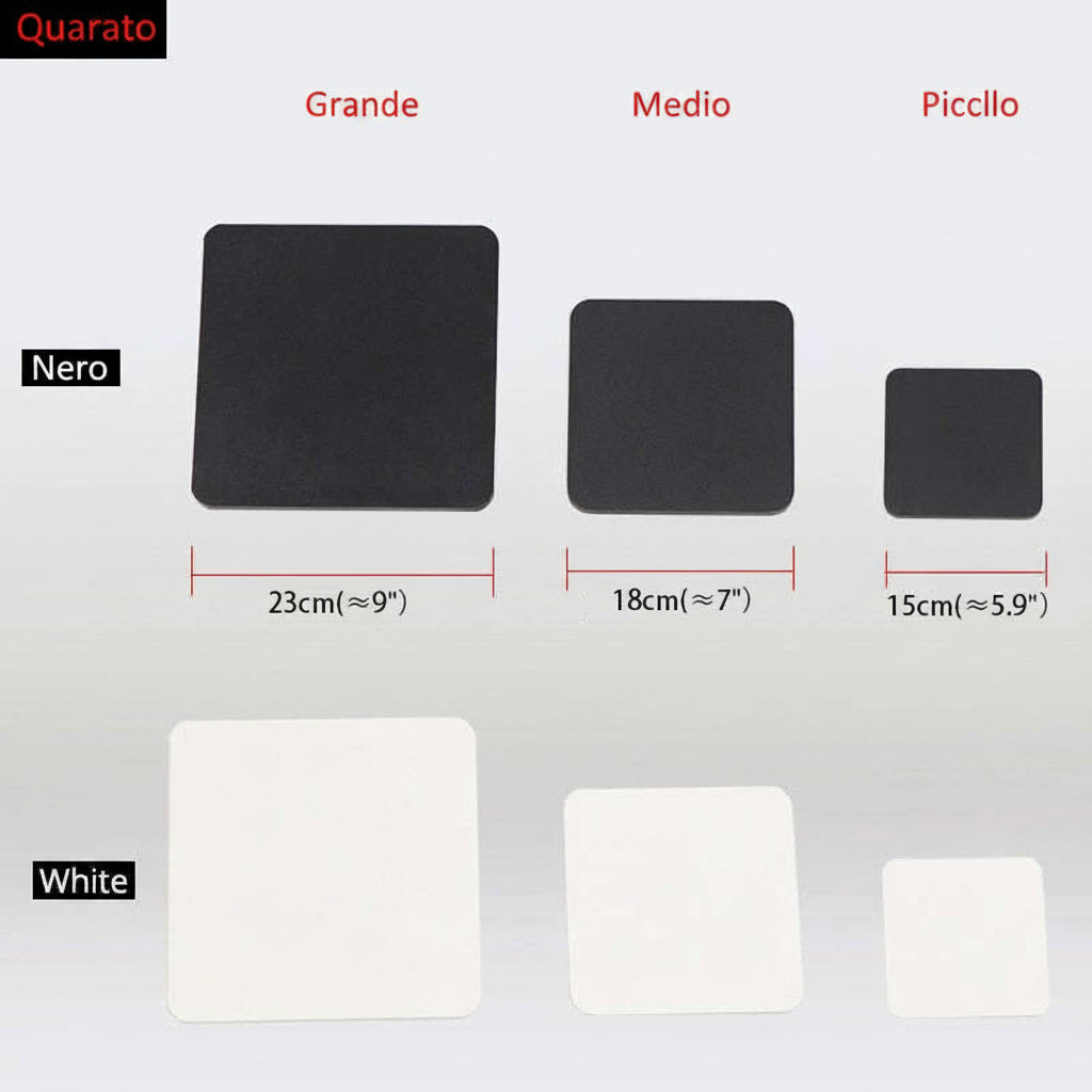 Lampada da Parete Moderna Rotonda/Quadrata per Esterni | Stellavento