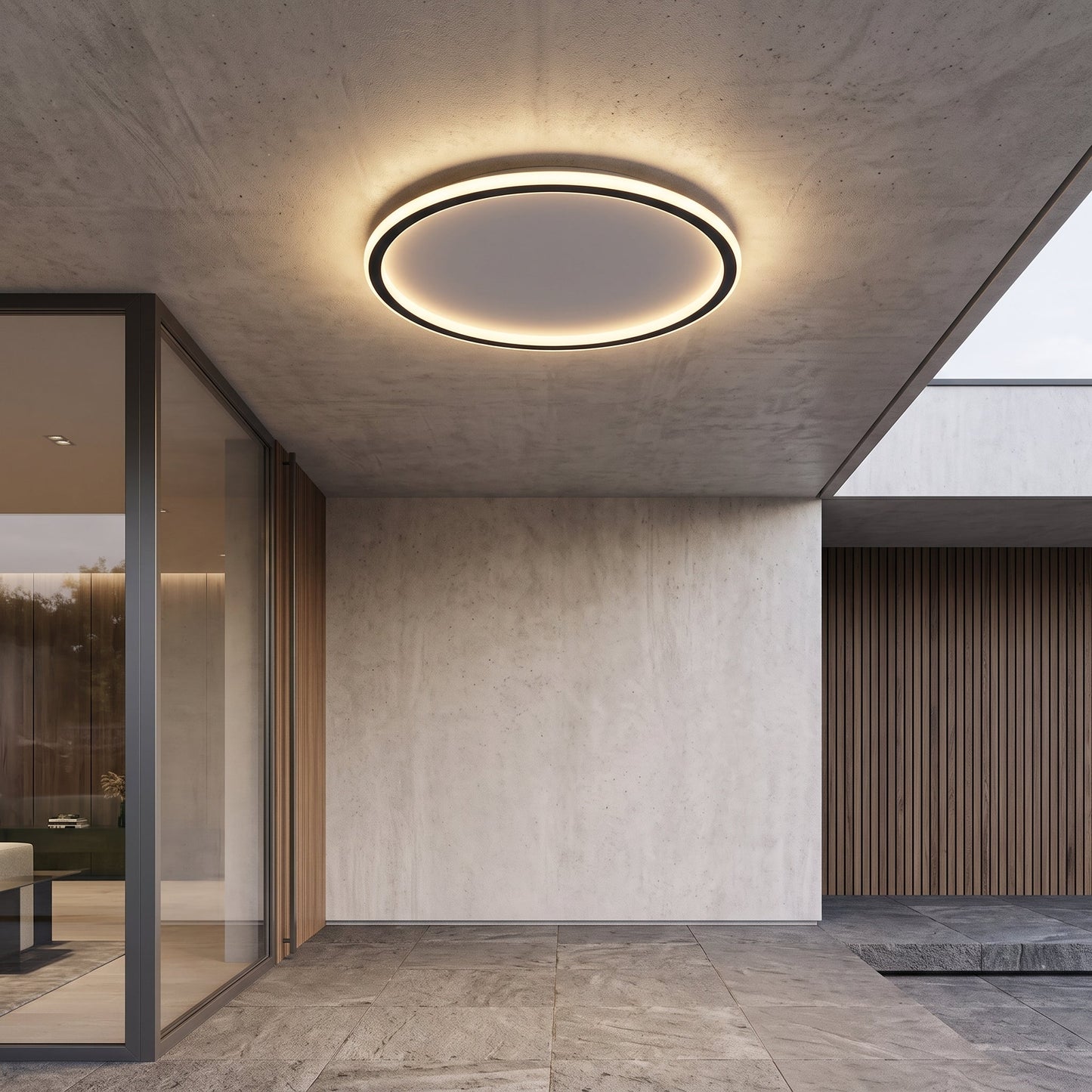 Plafoniera Moderna Minimalista Rotonda | LuminaCasa