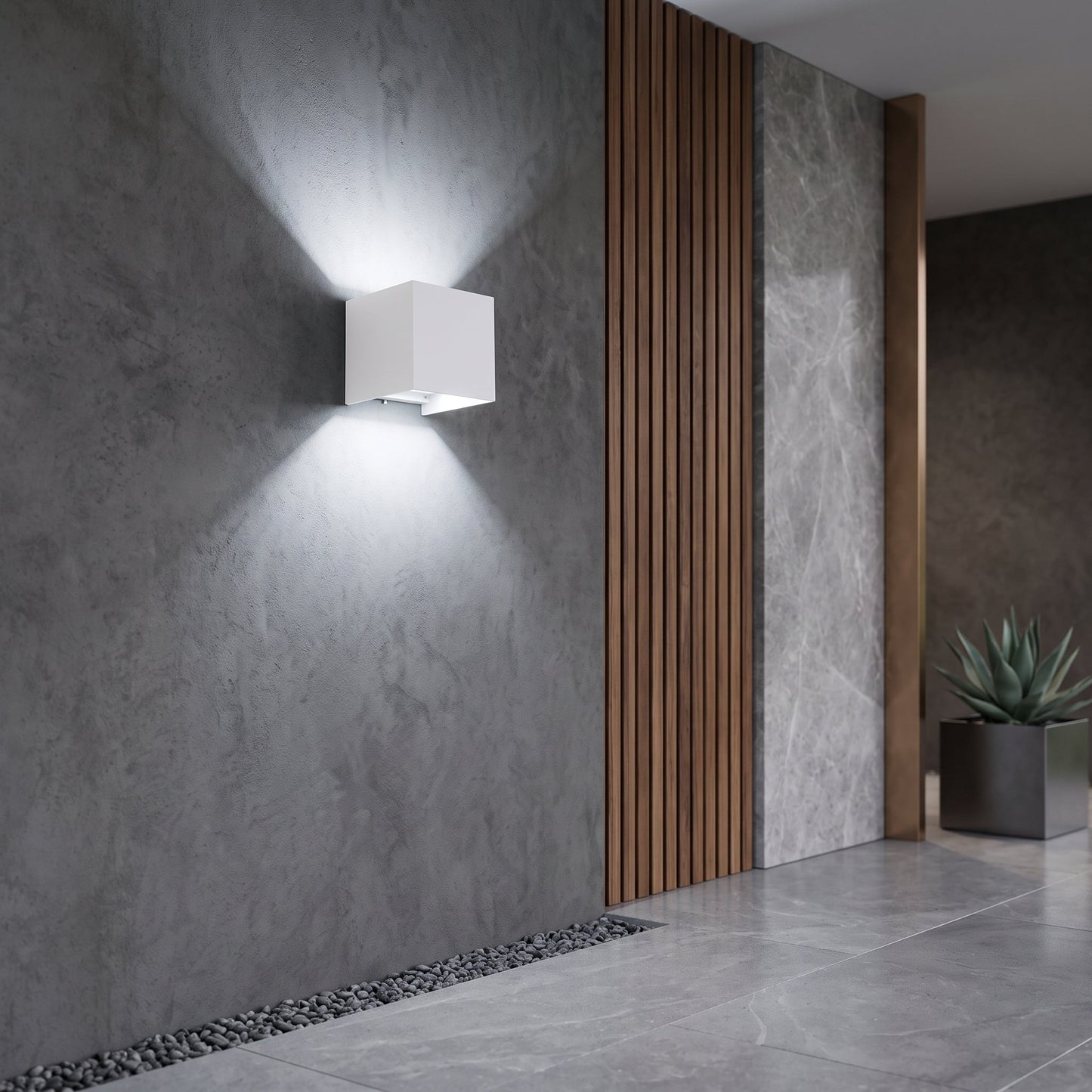 Lampada da Parete Moderna Impermeabile per Esterni | Lumera