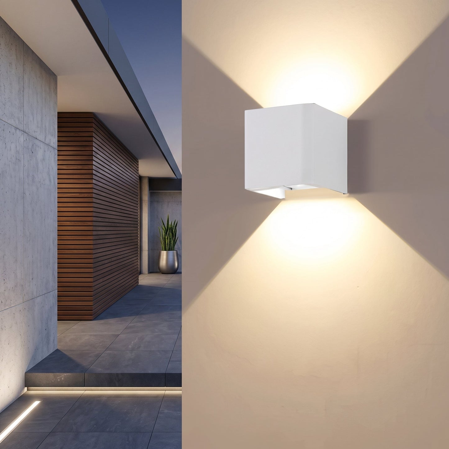 Lampada da Parete Moderna Impermeabile per Esterni | Lumera