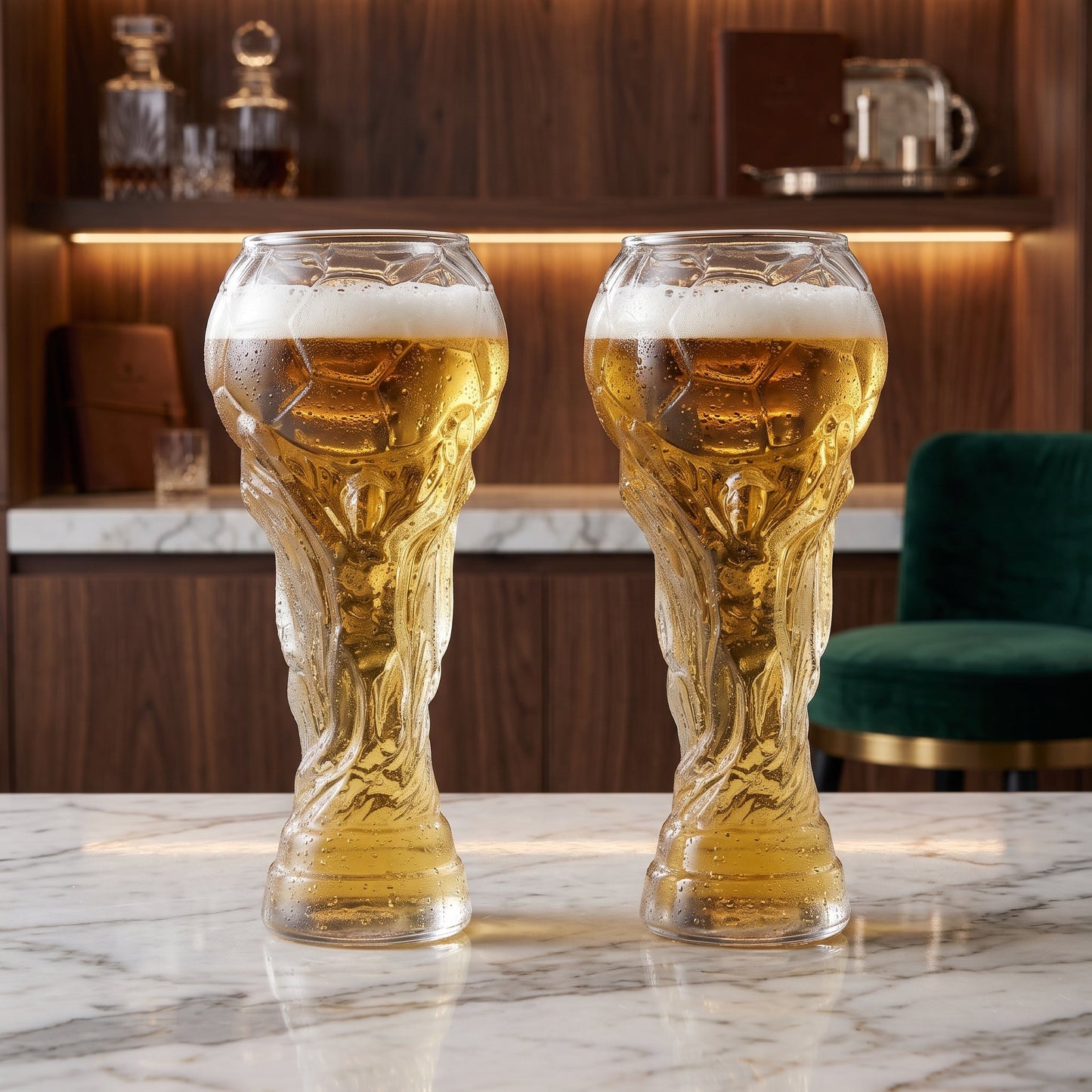 Boccale Birra a Forma di Coppa da Calcio 450 600 ml | Tiforico