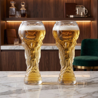 Boccale Birra a Forma di Coppa da Calcio 450 600 ml | Tiforico