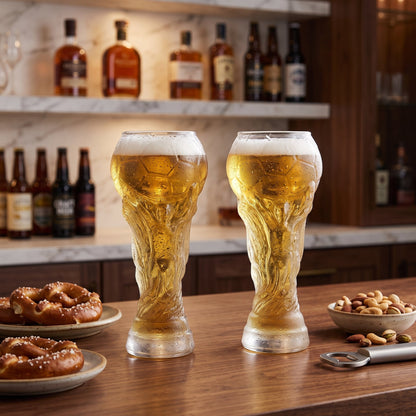 Boccale Birra a Forma di Coppa da Calcio 450 600 ml | Tiforico