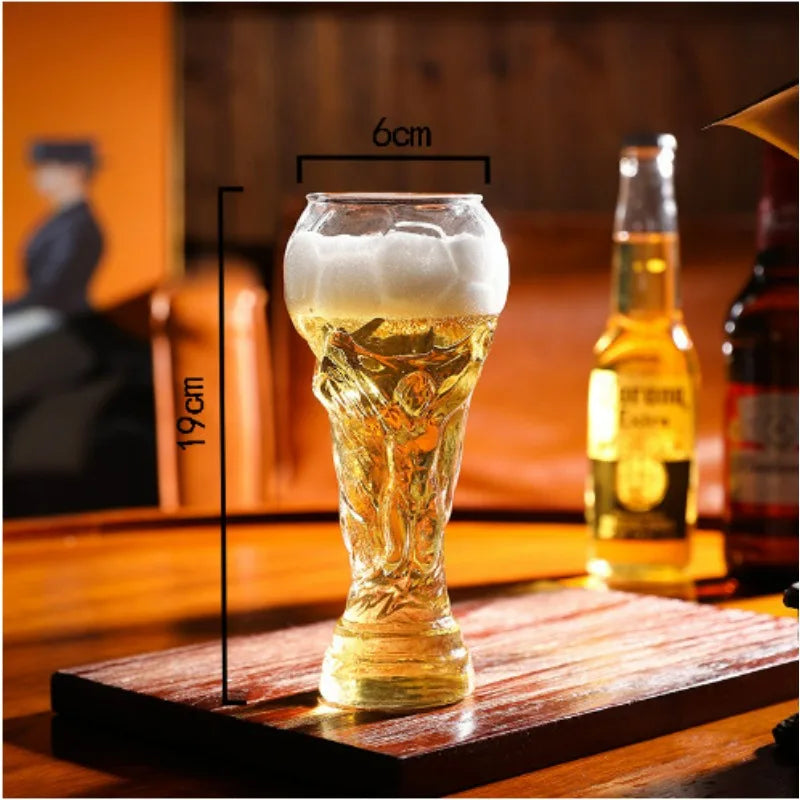 Boccale Birra a Forma di Coppa da Calcio 450 600 ml | Tiforico