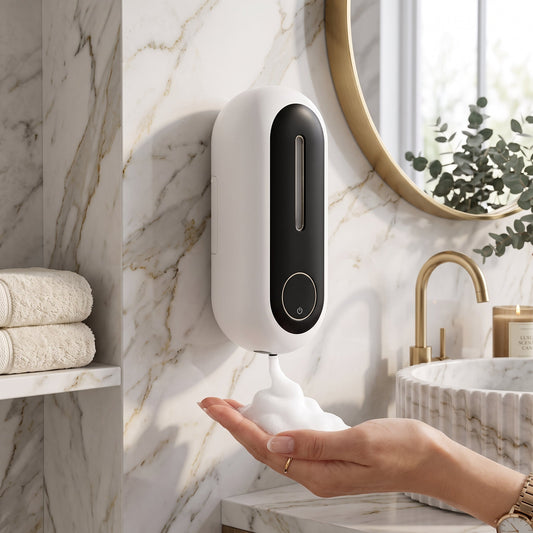 Dispenser Automatico di Sapone Schiuma da Parete Senza Contatto 450 ml | Igienova