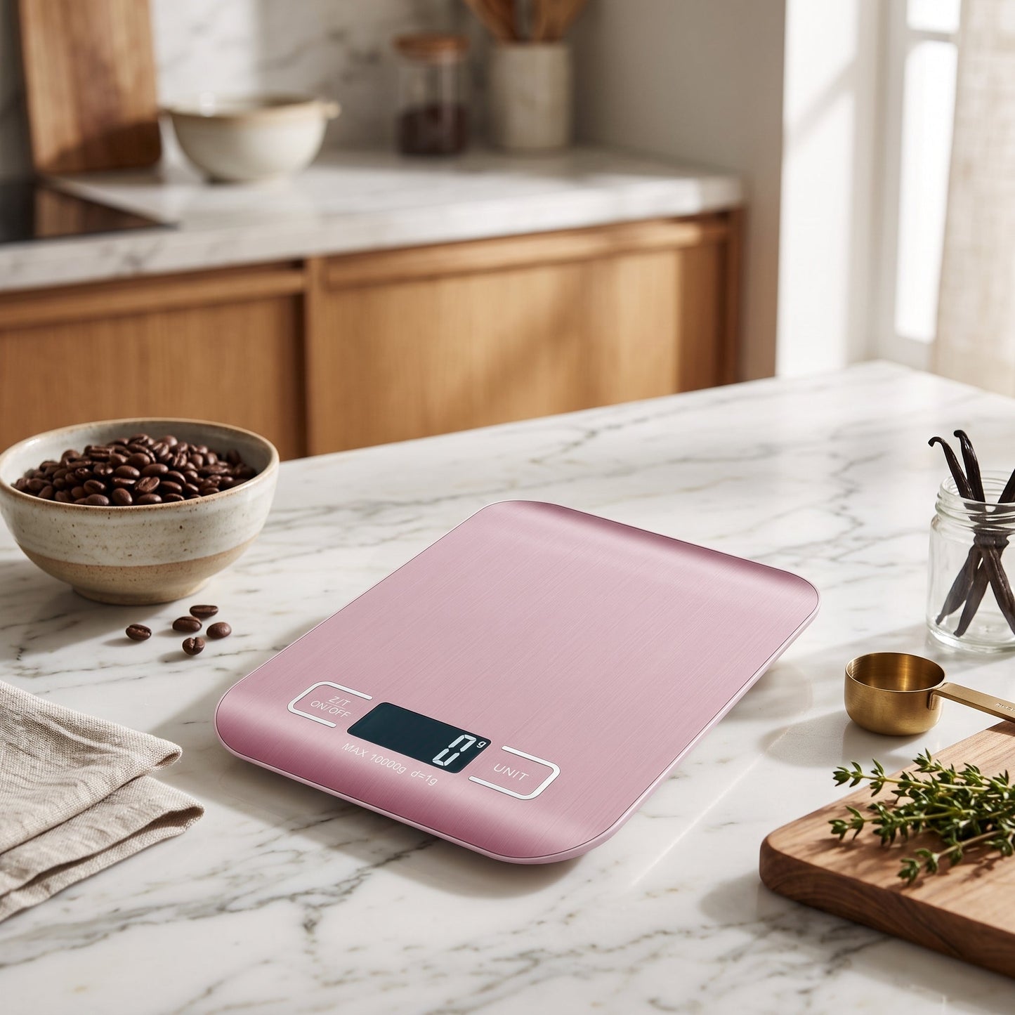 Bilancia Digitale da Cucina LCD con Ricarica USB ad Alta Precisione | Pesatura