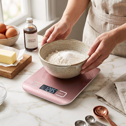 Bilancia Digitale da Cucina LCD con Ricarica USB ad Alta Precisione | Pesatura