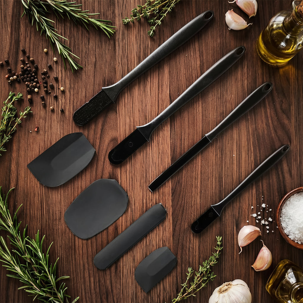 Set di Spatole in Silicone per Cucina e Pasticceria Multifunzione | Cucinella