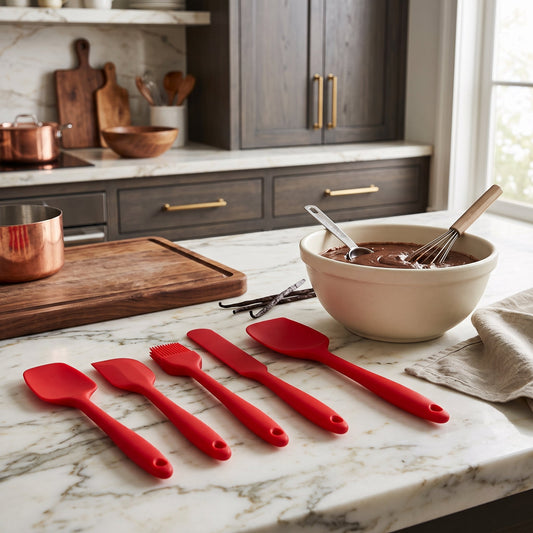 Set di Spatole in Silicone per Cucina e Pasticceria Multifunzione | Cucinella