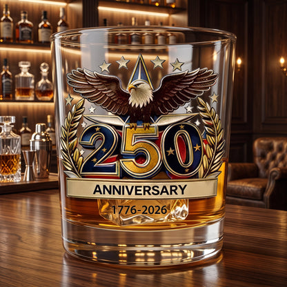 Bicchiere da Whisky con Aquila Decorativa | Aquavetro