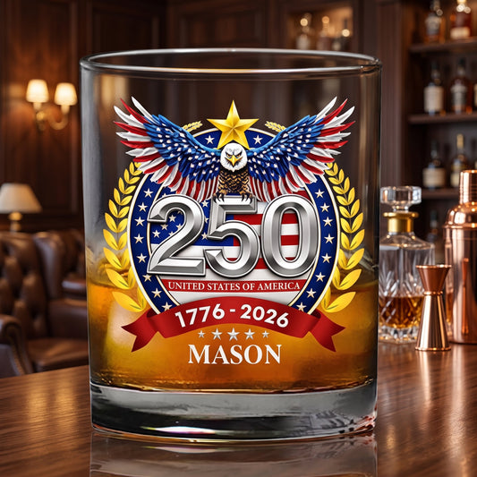 Bicchiere da Whisky con Aquila Decorativa | Aquavetro