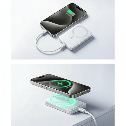 Powerbank Magnetico Wireless 10000 mAh con Ricarica Rapida Portatile | Voltessa