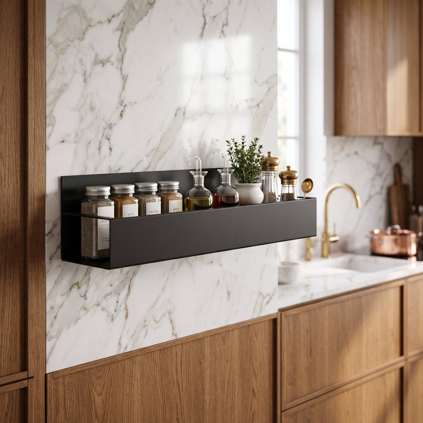 Mensola Magnetica da Frigorifero Organizer Cucina Multifunzione Salvaspazio | Cucimanta