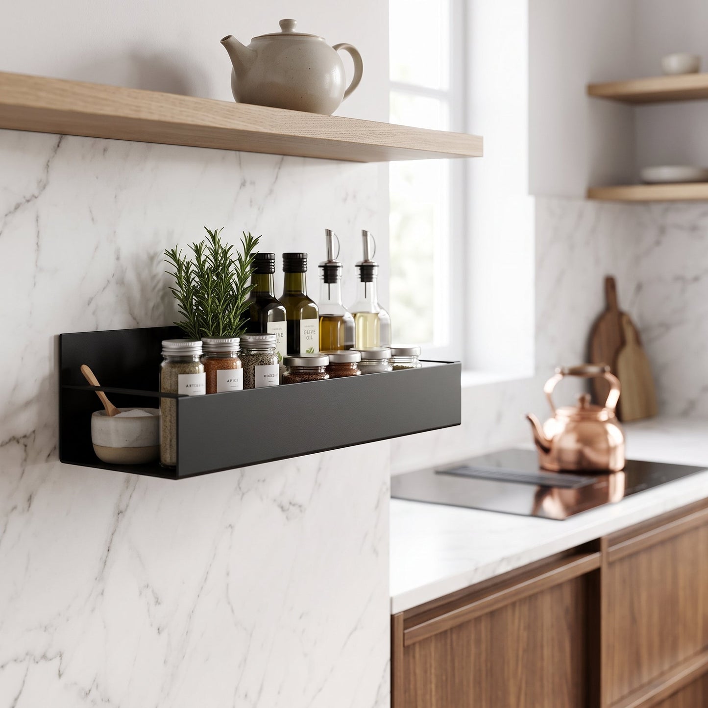 Mensola Magnetica da Frigorifero Organizer Cucina Multifunzione Salvaspazio | Cucimanta
