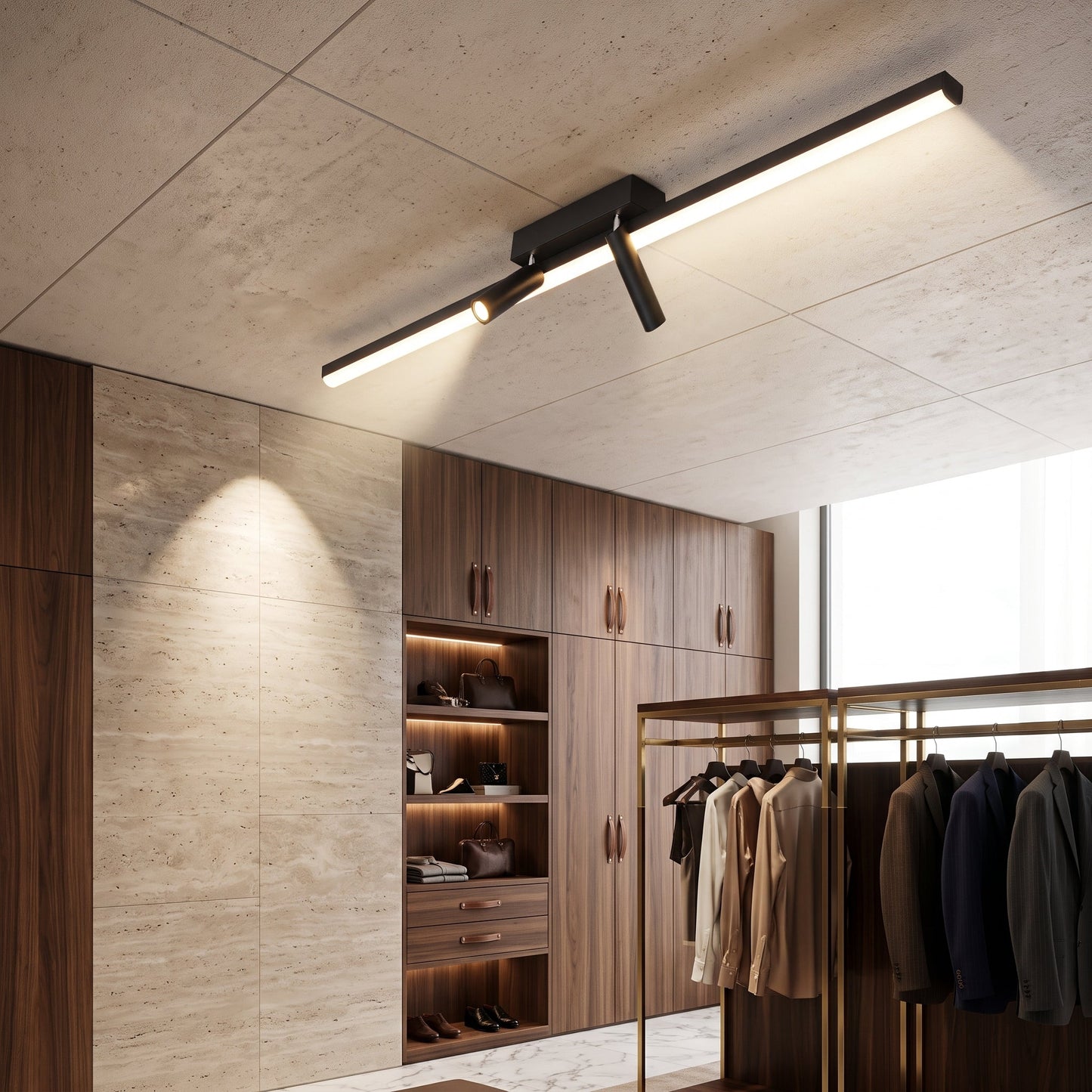 Plafoniera LED con Binario | Lucevia