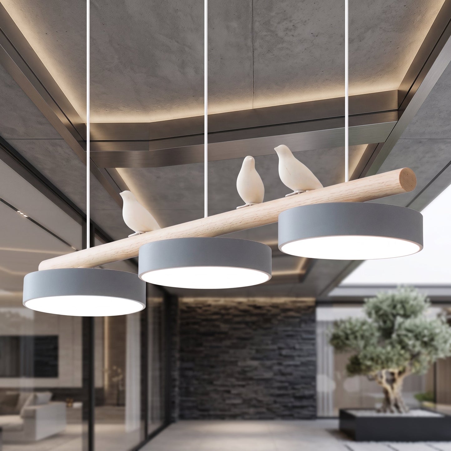 Lampada a Sospensione LED Uccelli | Aviora