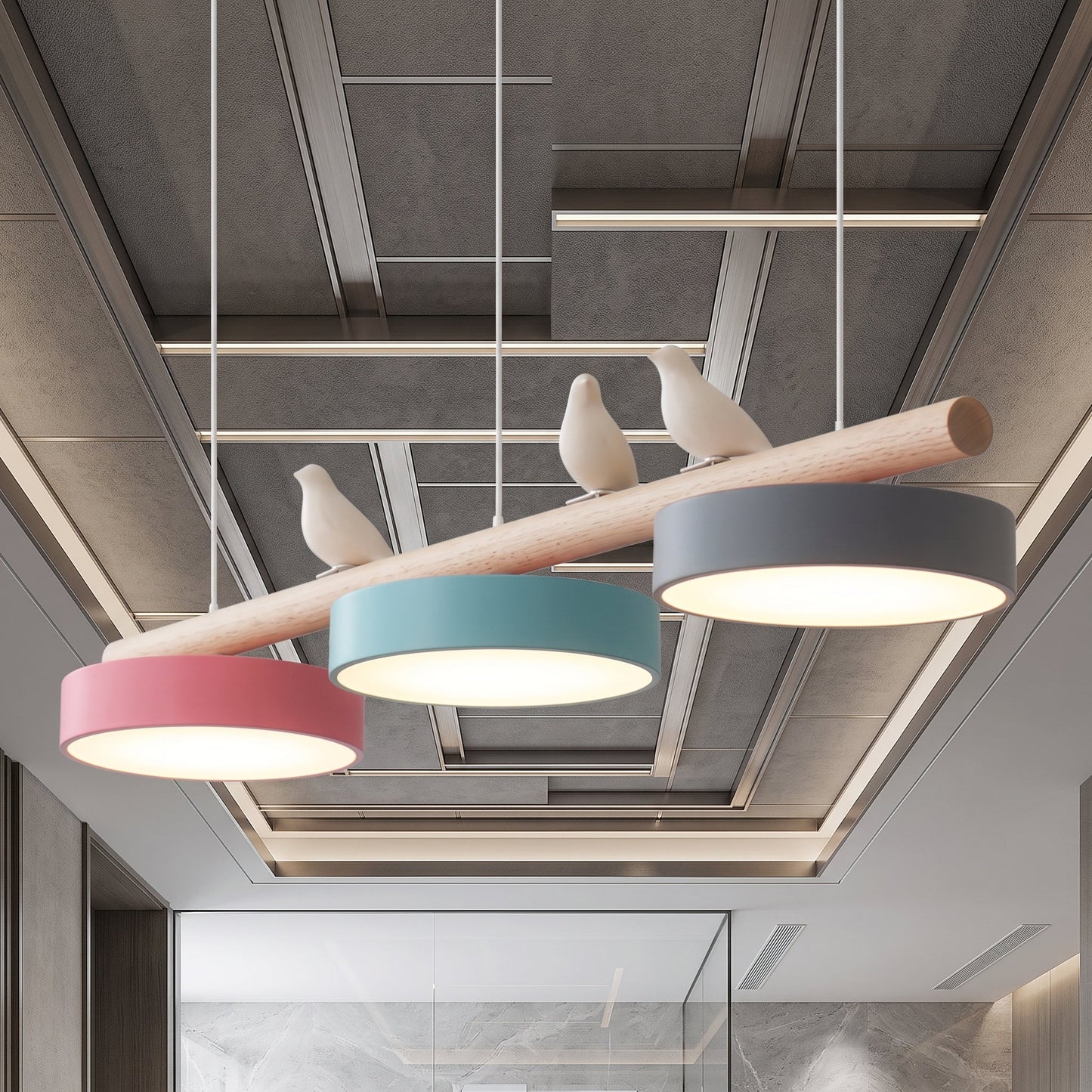Lampada a Sospensione LED Uccelli | Aviora