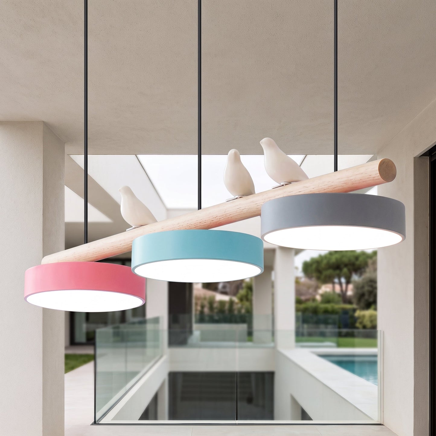 Lampada a Sospensione LED Uccelli | Aviora