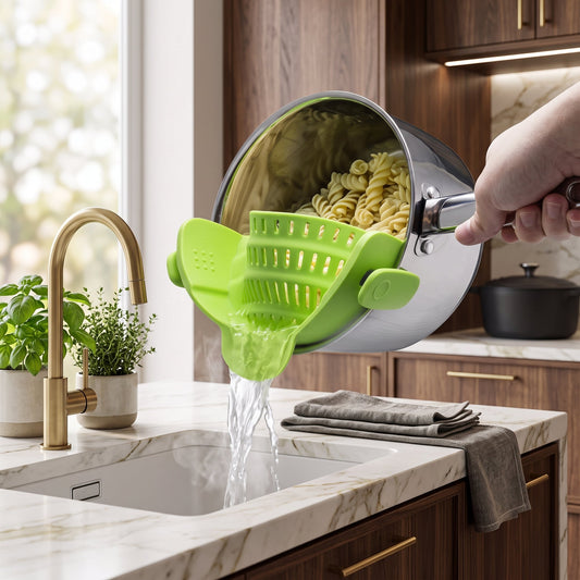 Scolapasta Regolabile a Clip per Pentole | Colapenta