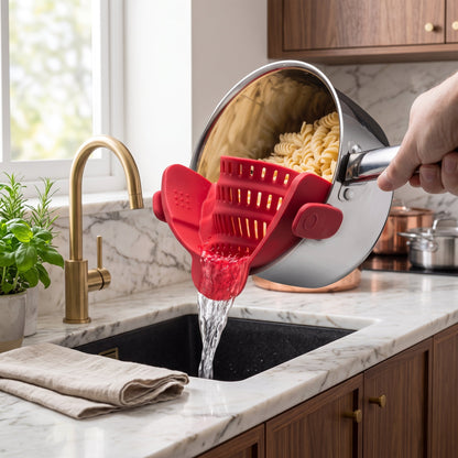 Scolapasta Regolabile a Clip per Pentole | Colapenta