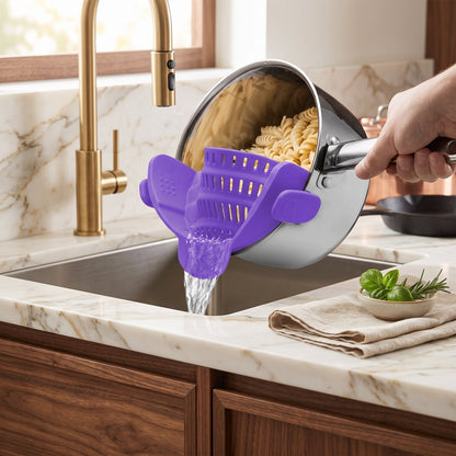 Scolapasta Regolabile a Clip per Pentole | Colapenta