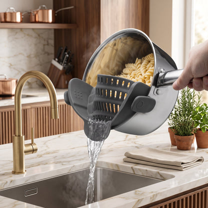 Scolapasta Regolabile a Clip per Pentole | Colapenta