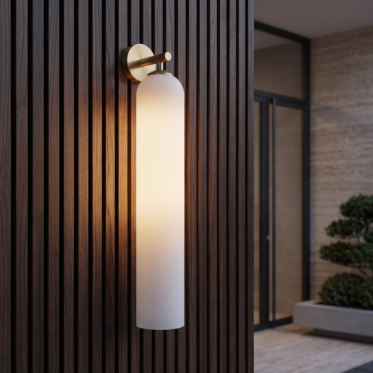 Applique Moderna in Vetro Satinato LED | Vetraluce