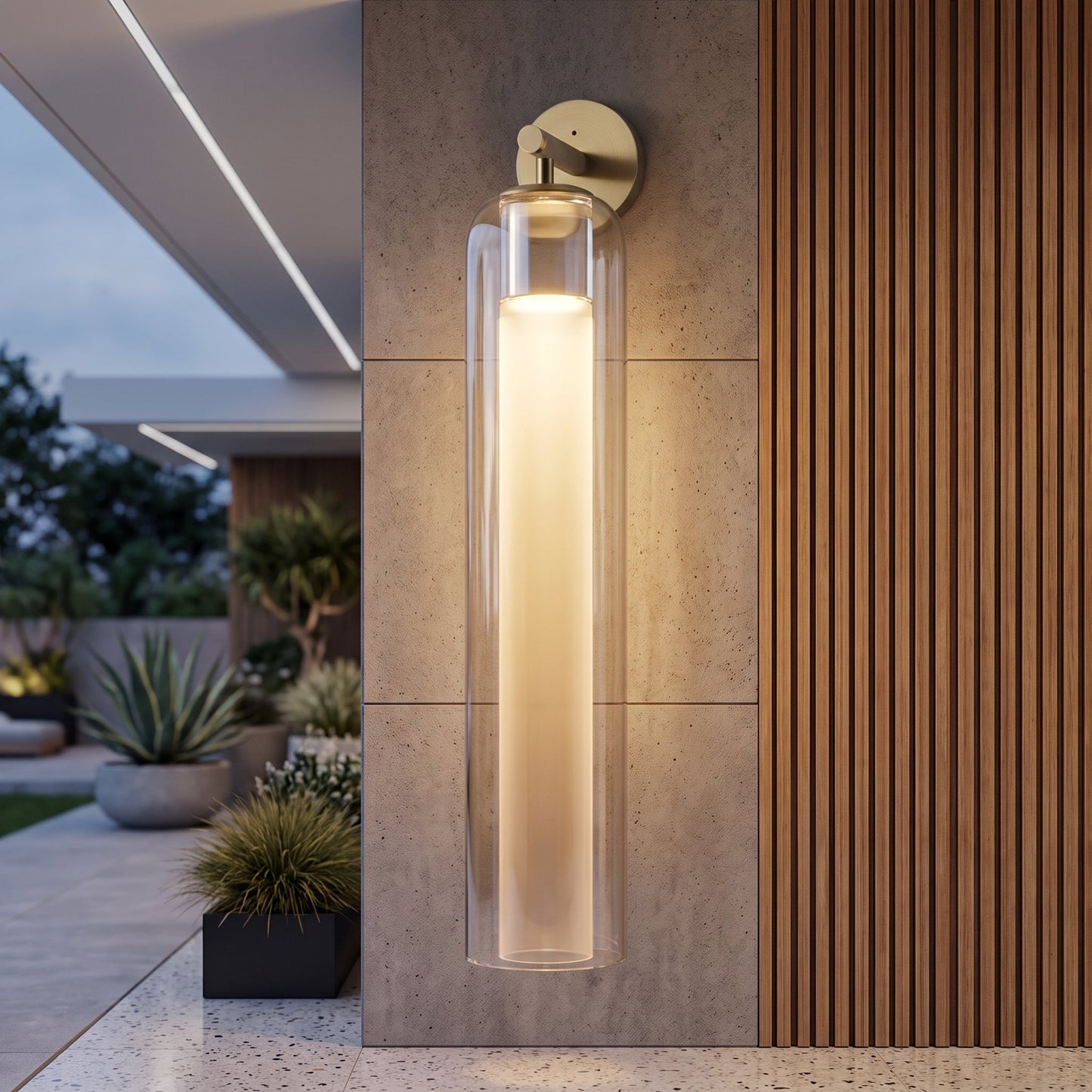 Applique Moderna in Vetro Satinato LED | Vetraluce