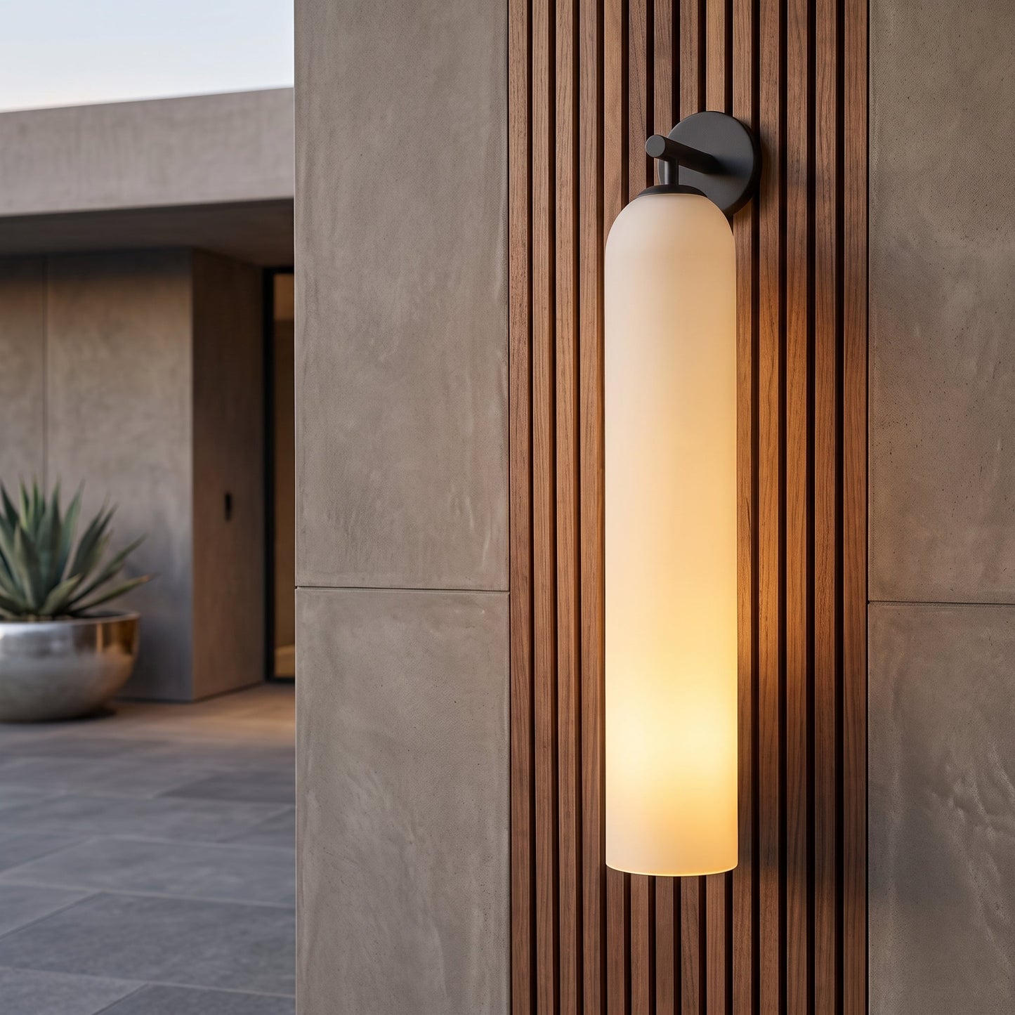 Applique Moderna in Vetro Satinato LED | Vetraluce