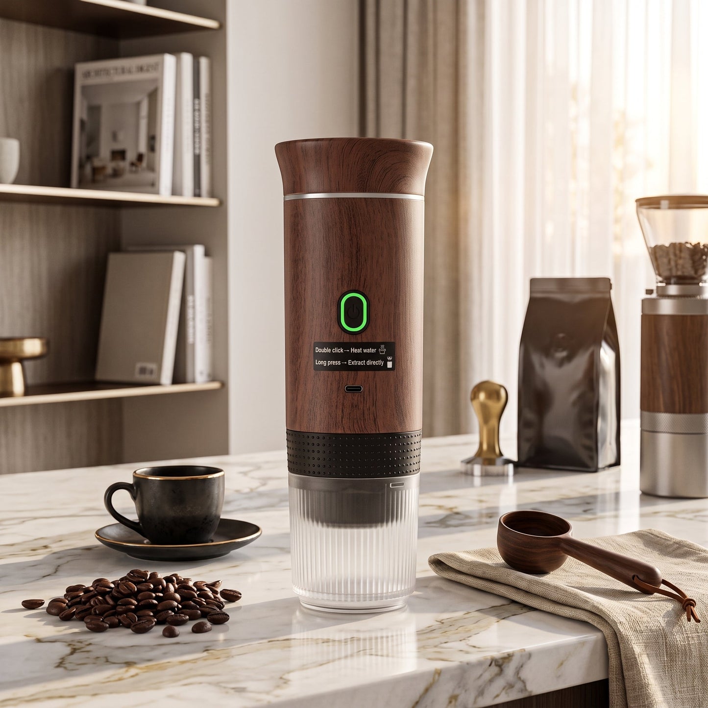 Macchina da Caffè Portatile Senza Fili per Espresso | Caffelio
