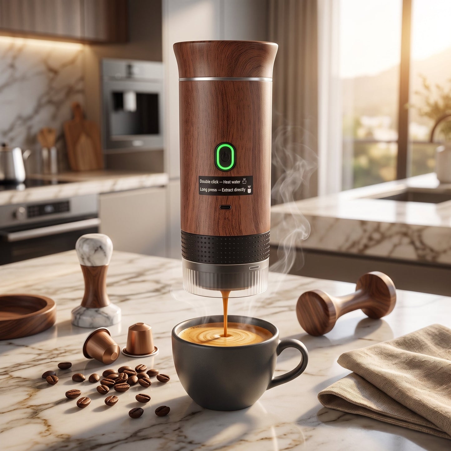 Macchina da Caffè Portatile Senza Fili per Espresso | Caffelio