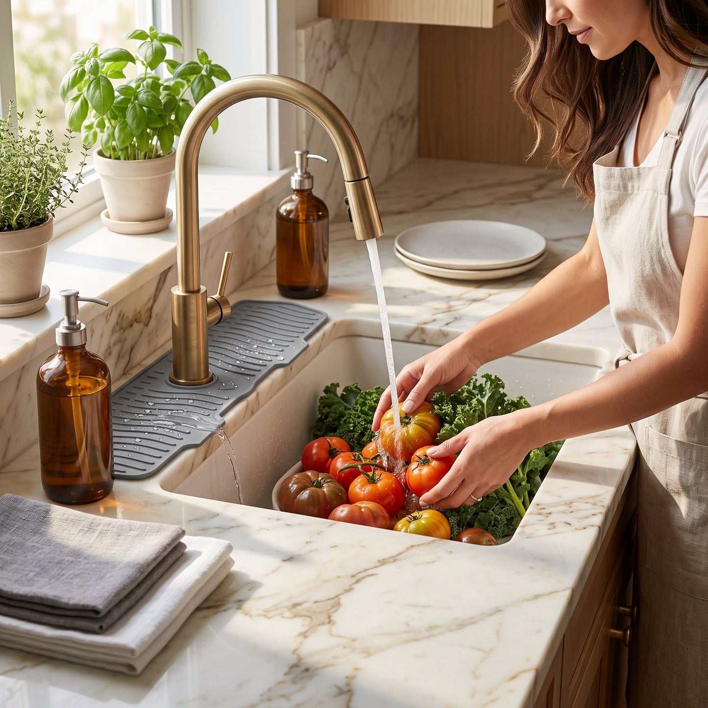 Tappetino in Silicone per Rubinetto da Cucina | Acquanova