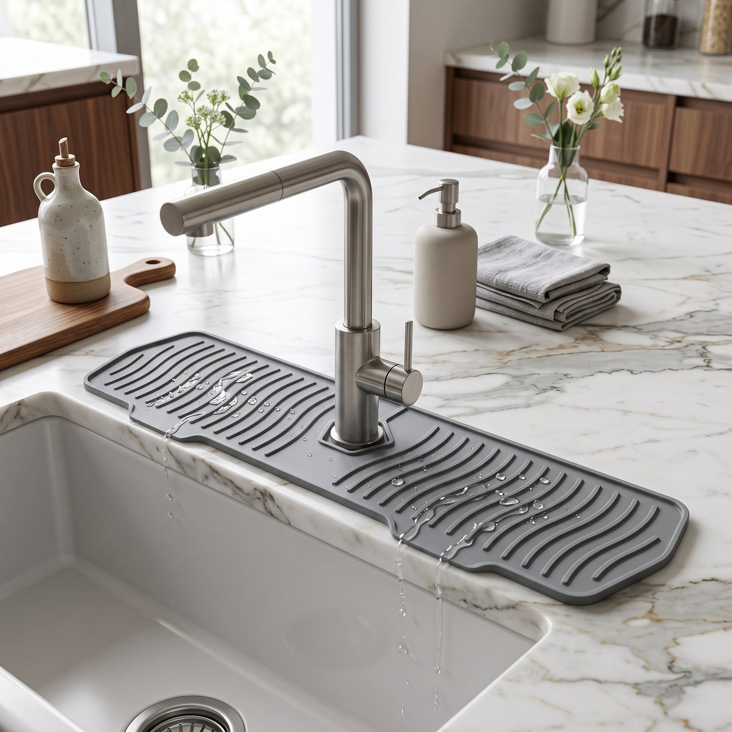 Tappetino in Silicone per Rubinetto da Cucina | Acquanova